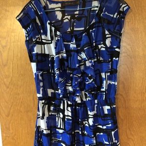 The Limited Sheer Ruffled Blouse